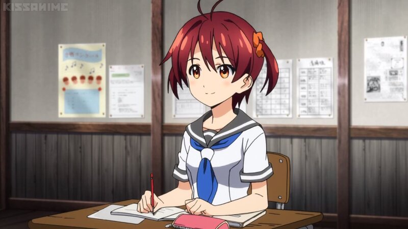 Red-haired Girl Writing