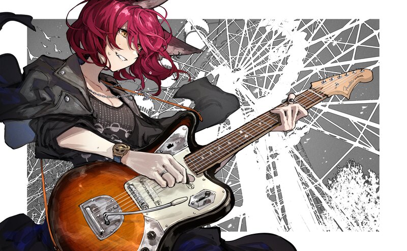 Red-haired Guitarist — Red
