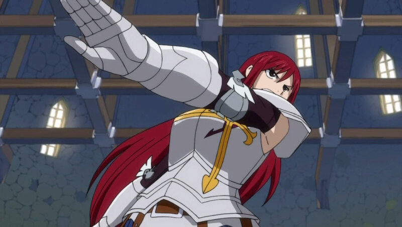 red-haired knight in armor