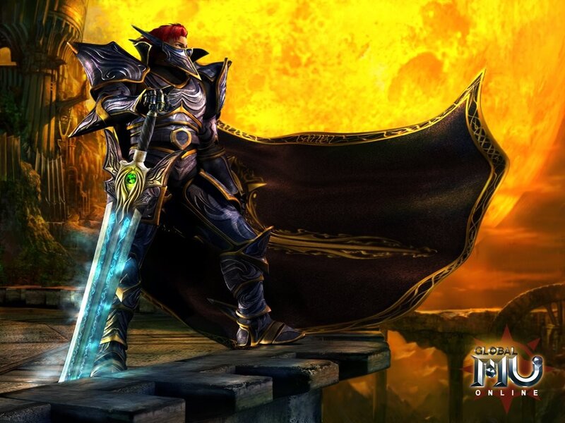 Red-haired Knight with Sword — Yellow
