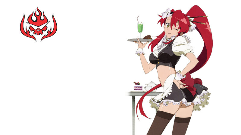 Red-haired Maid Character — Red