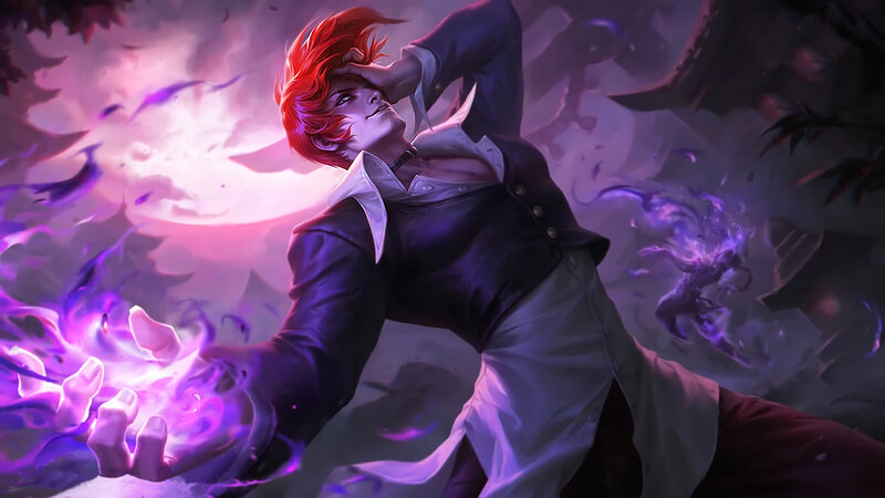 Red-haired Man with Magic