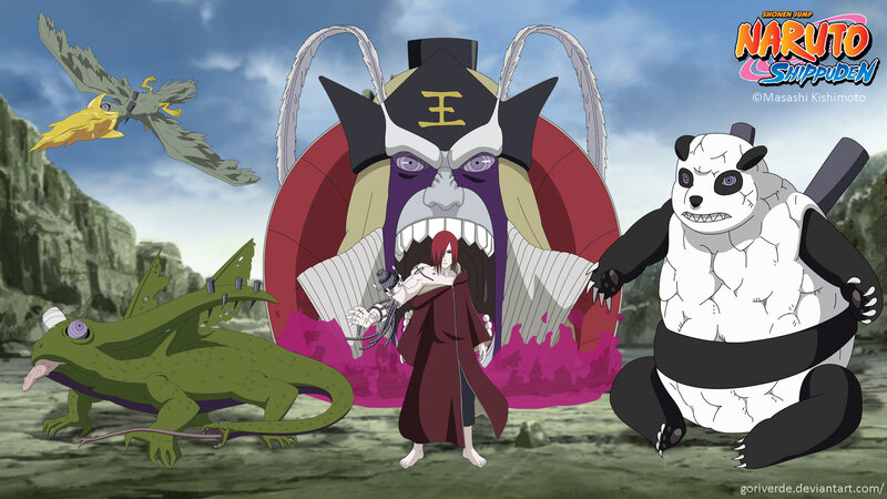 Red-haired Man with Monsters