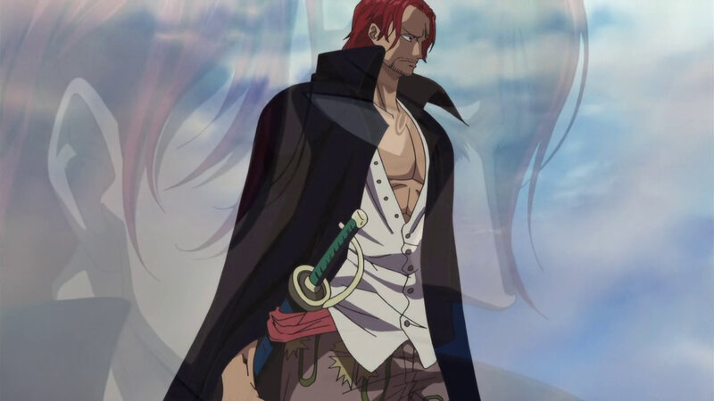 Red-haired Man with Sword — Blue, Dramatic