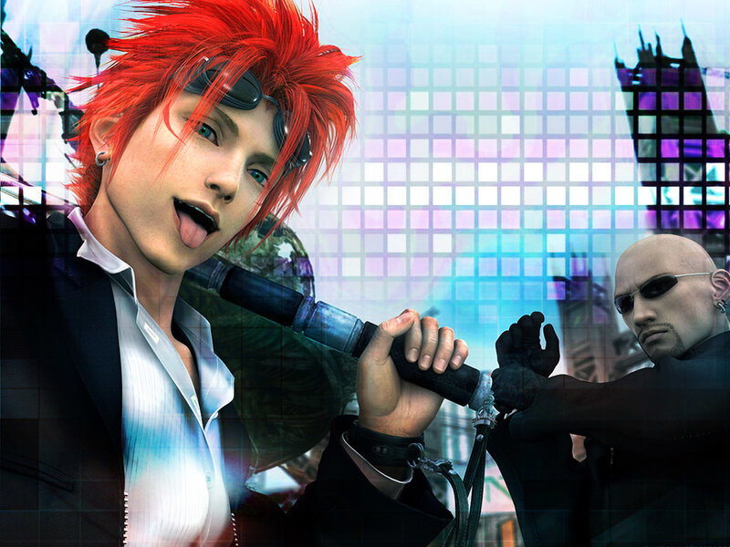 Red-haired Man with Weapon