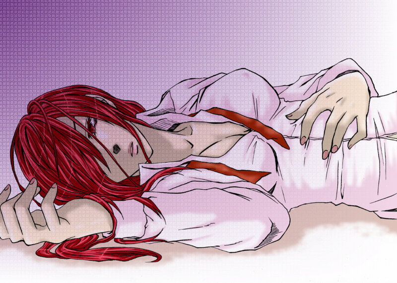 Red-haired Person Lying Down