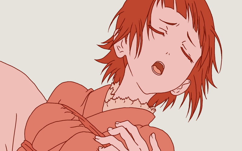Red-haired Person Sleeping