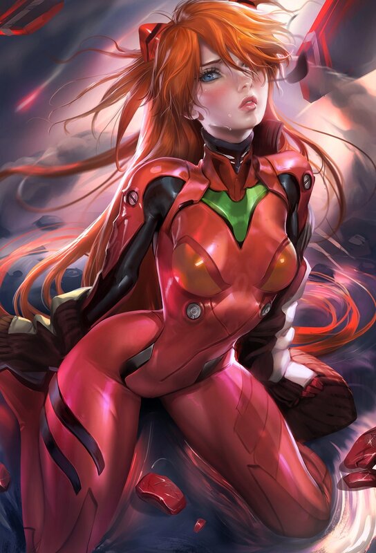 Red-haired Pilot in Suit