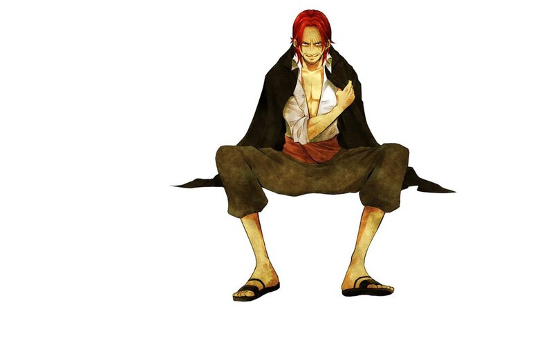 red-haired pirate character