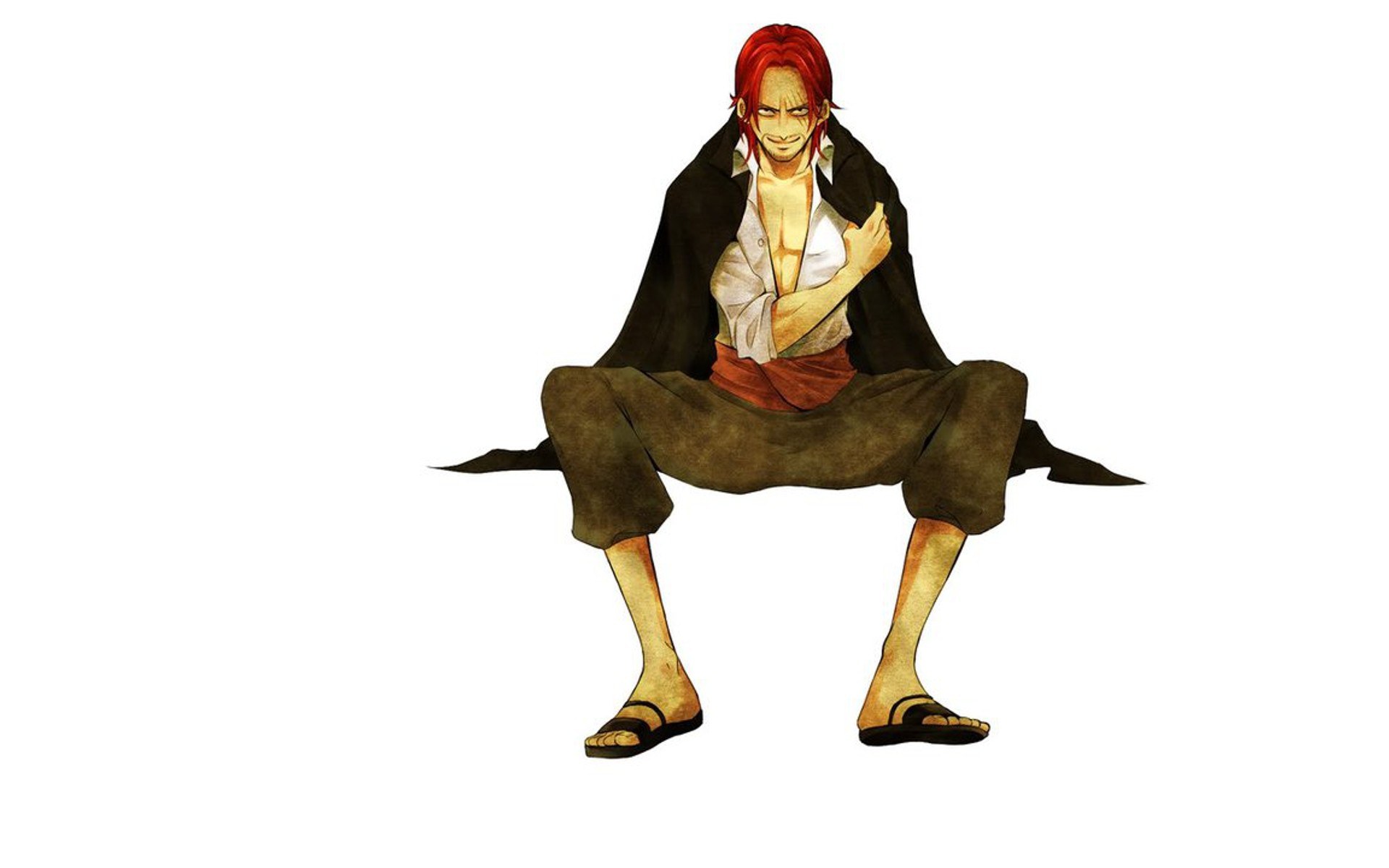 red-haired pirate character