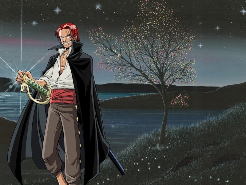 Red-haired pirate with sword