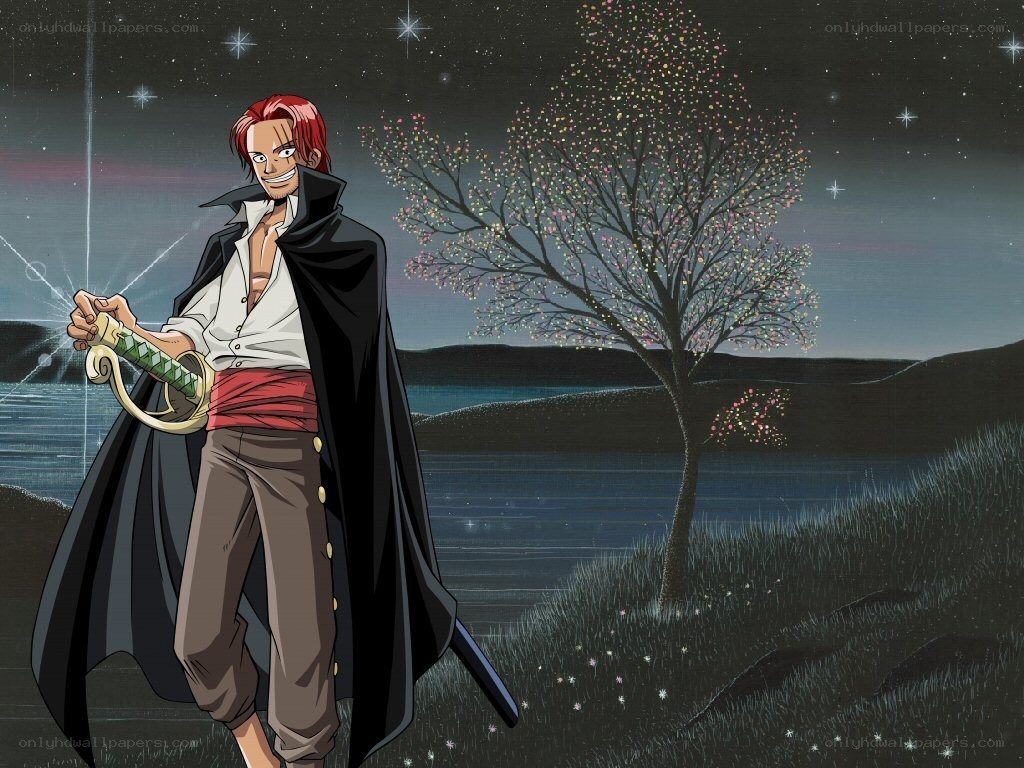 Red-haired pirate with sword