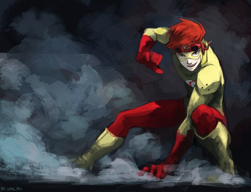 Red-haired Superhero