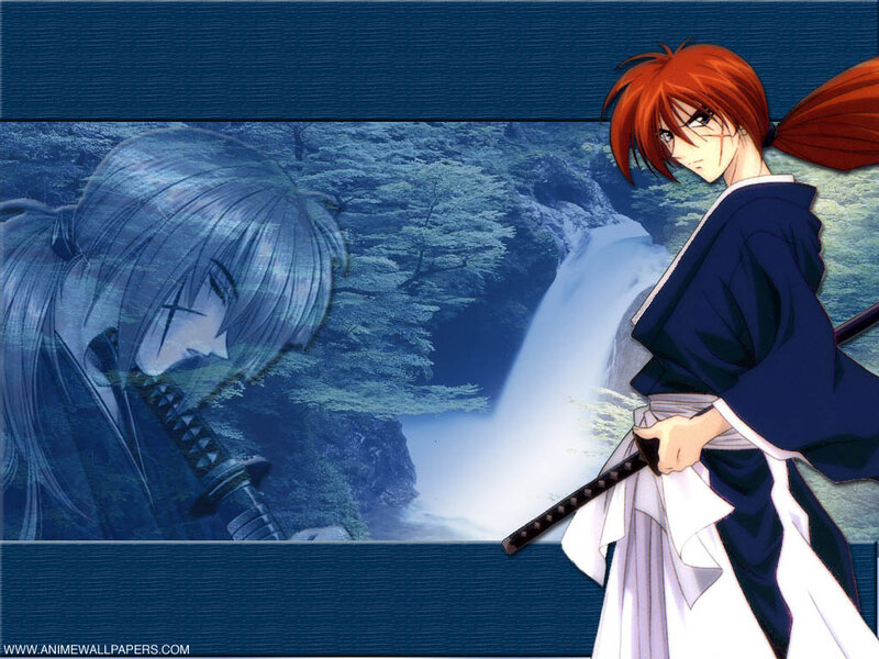 Red-haired Swordsman — Blue, Dramatic, Anime
