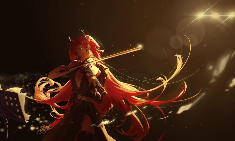 Red-haired Violinist