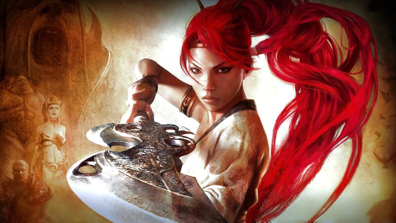 Red-haired warrior with axe