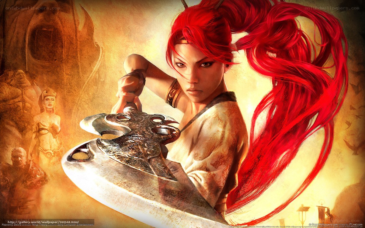 Red-haired warrior with axe