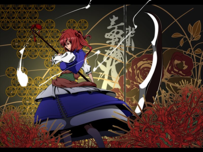 Red-haired warrior with bow