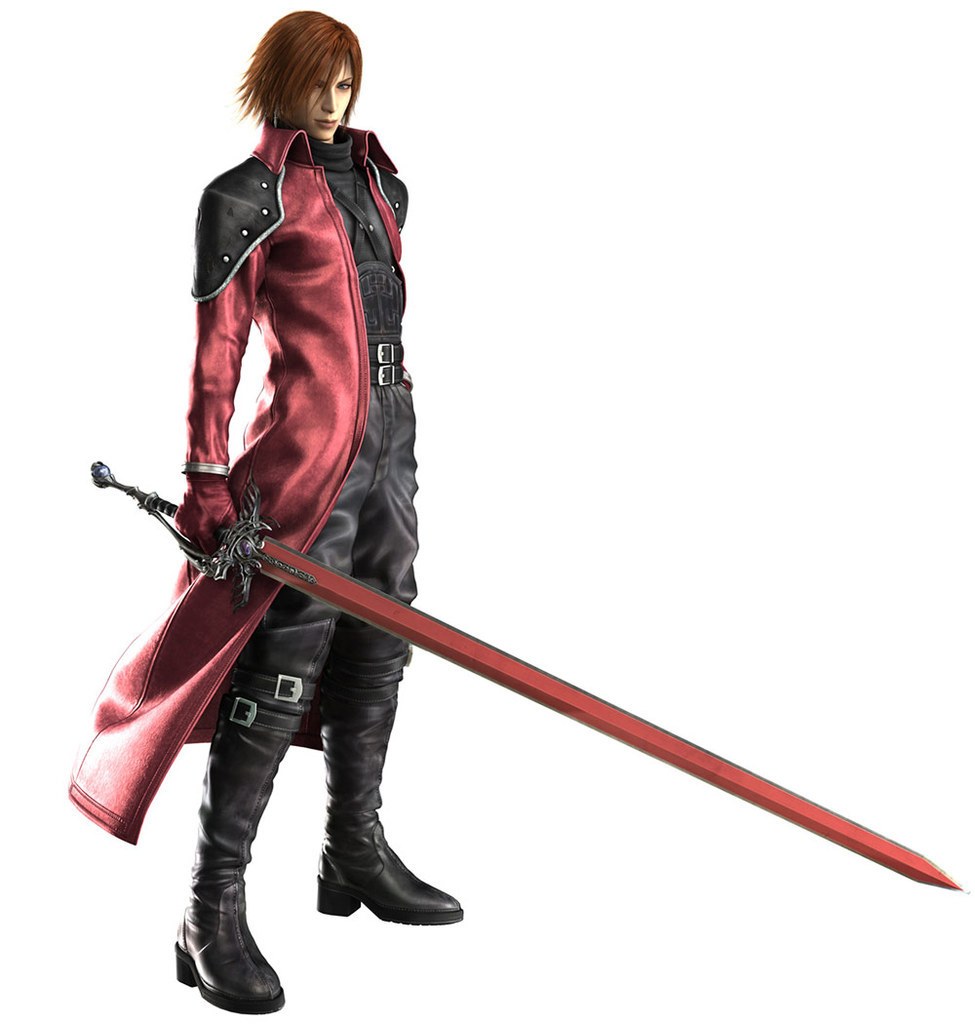 Red-haired warrior with sword