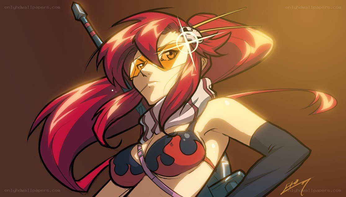 red-haired warrior with sword