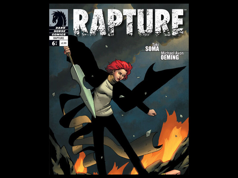 Red-haired Warrior with Sword — Black