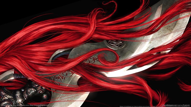 Red-haired Warrior with Sword — Red, Dramatic, Digital Art, Hair