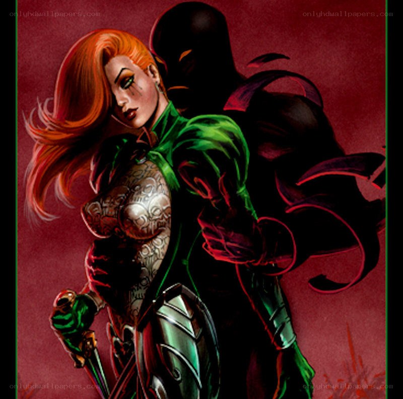 red-haired warrior with tattoos