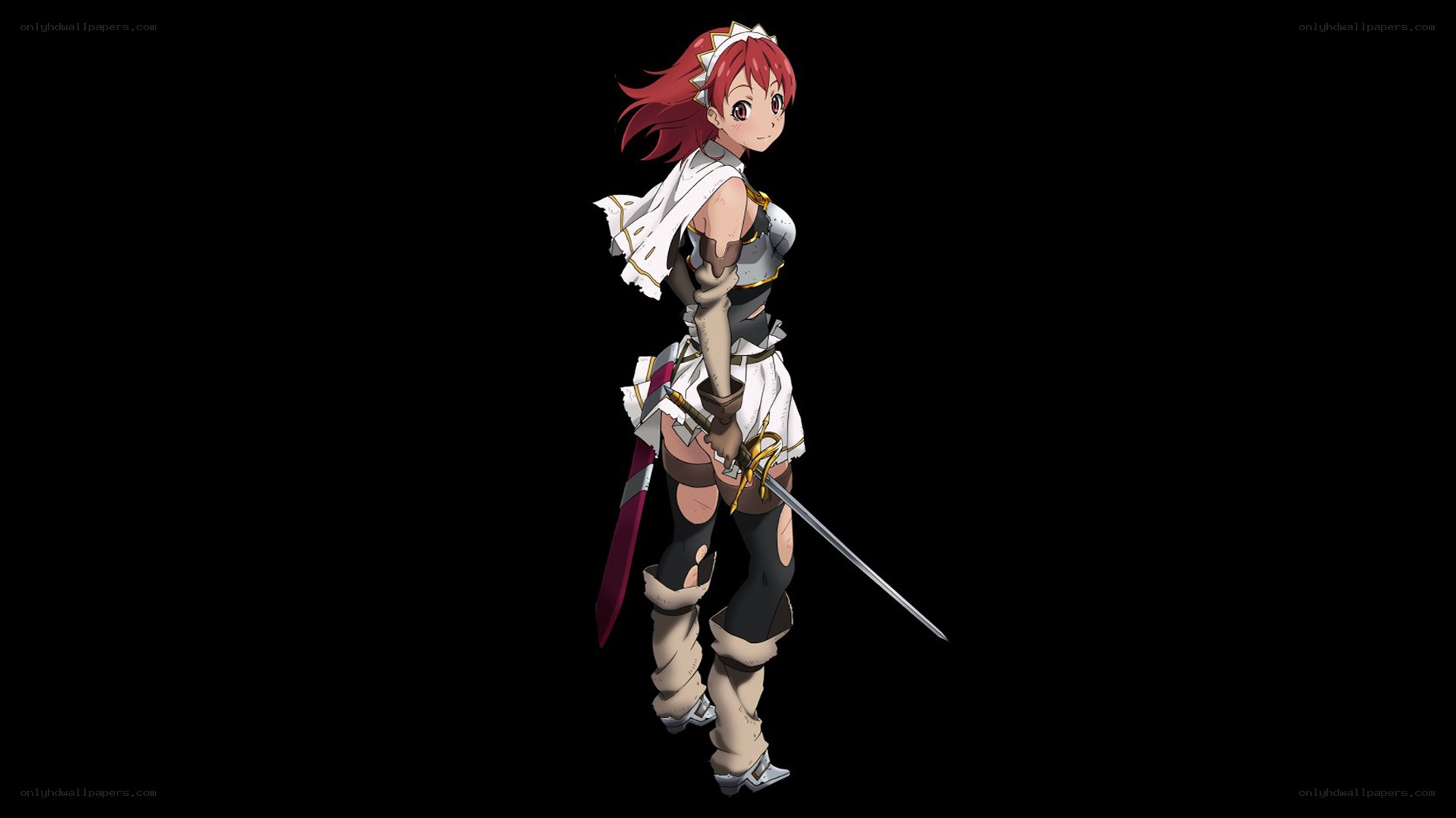 red-haired warrior woman