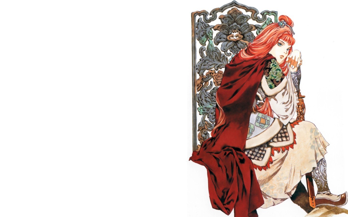 red-haired warrior woman