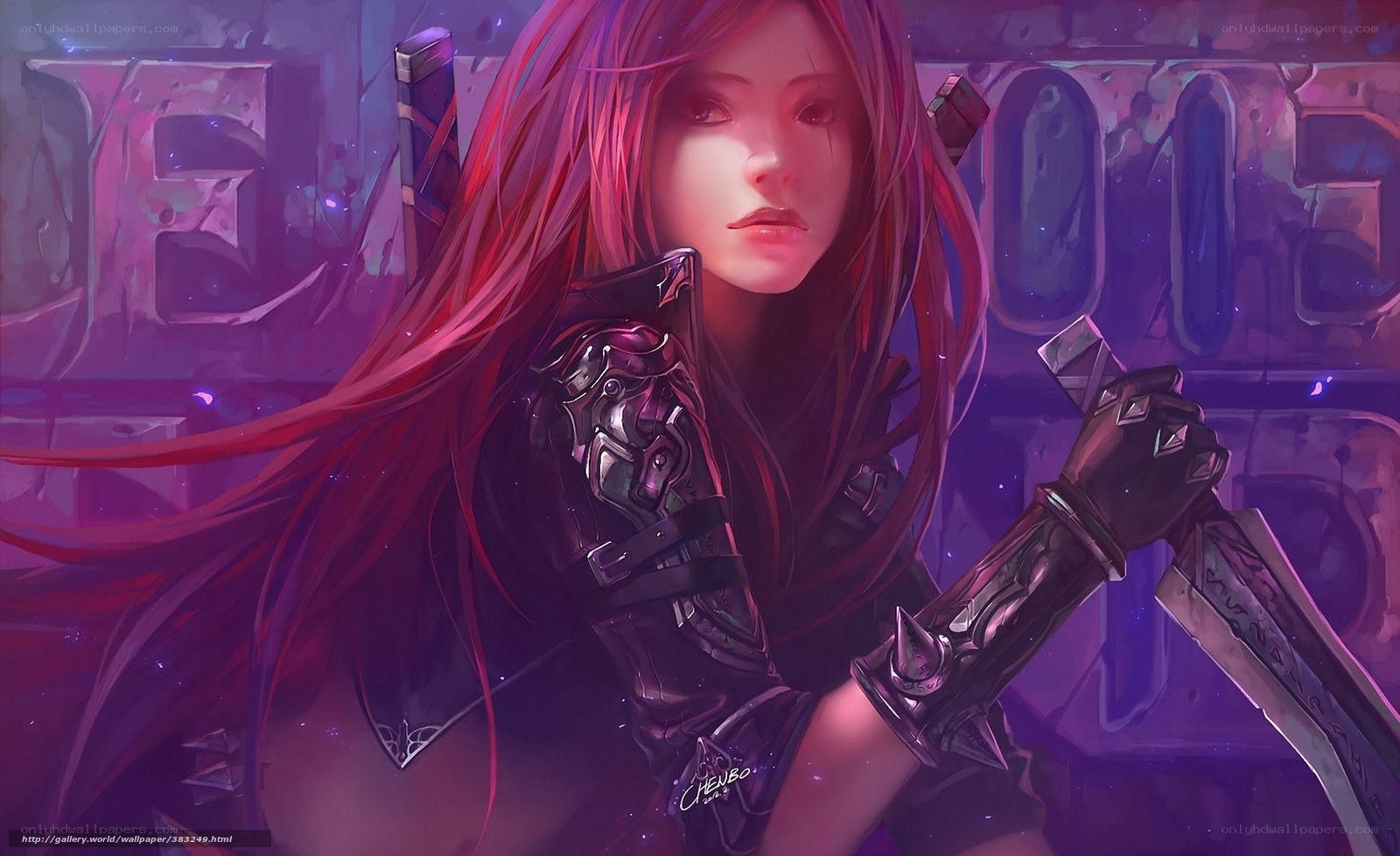 red-haired warrior woman