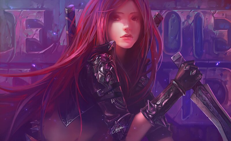 red-haired warrior woman