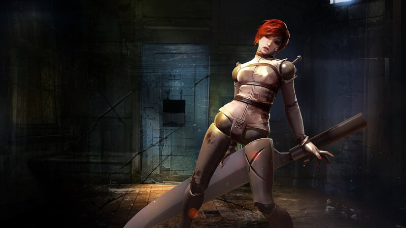 Red-haired Warrior Woman — Brown, Dramatic, Night