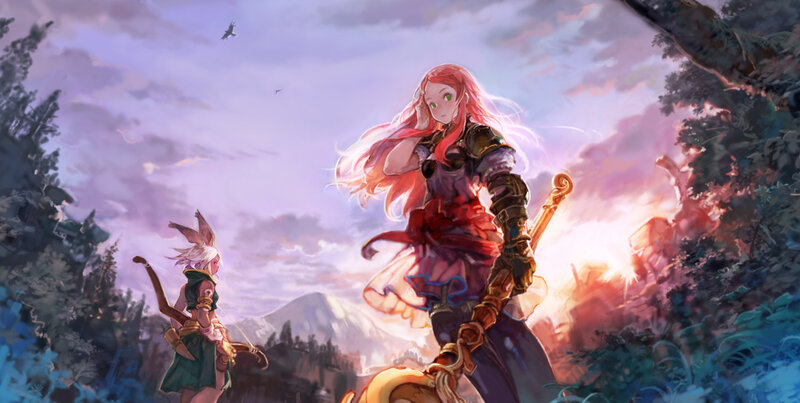 Red-haired Warrior Woman — Purple