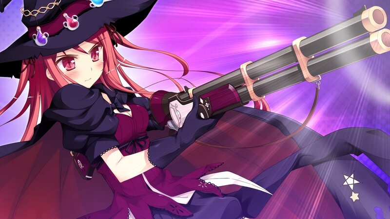 Red-haired Witch with Gun