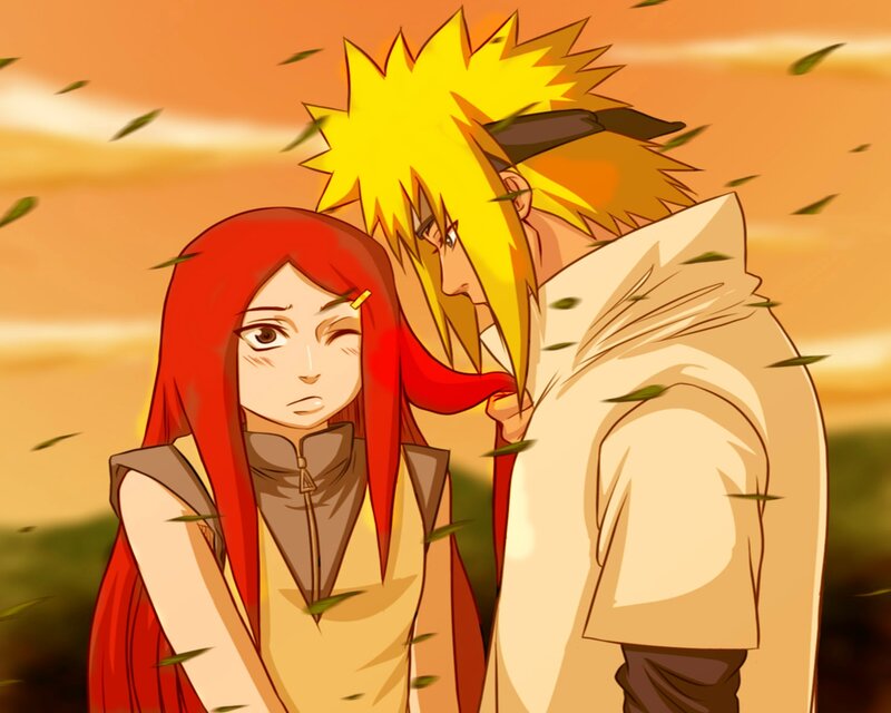 Red-haired Woman and Blonde Man