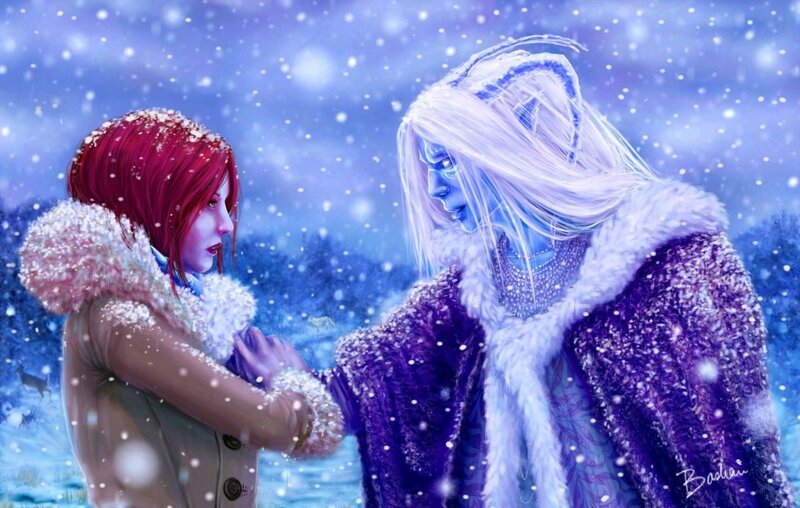 Red-haired Woman and Ice Spirit