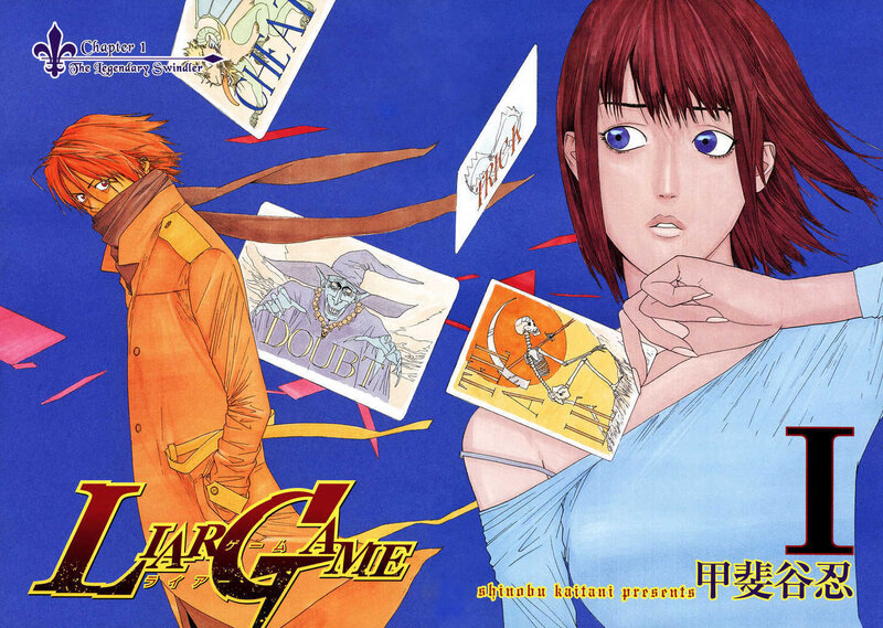 Red-haired Woman Holding Cards