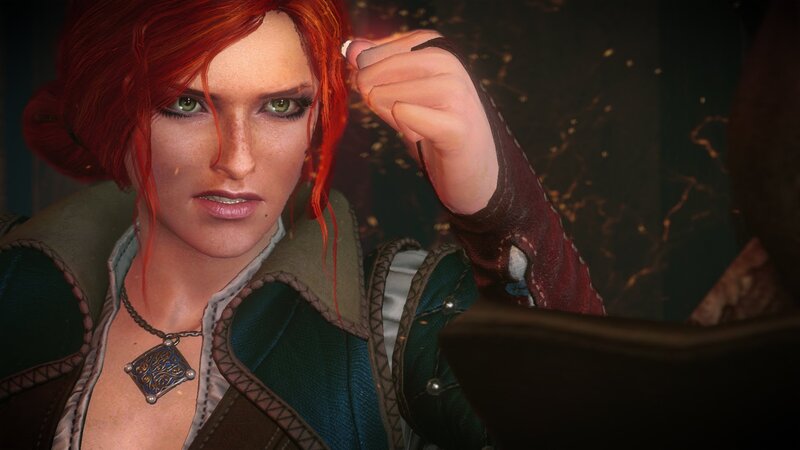 Red-haired Woman in Armor — Red, Dramatic, 3d Render