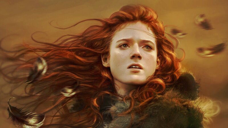 Red-haired Woman in Fur