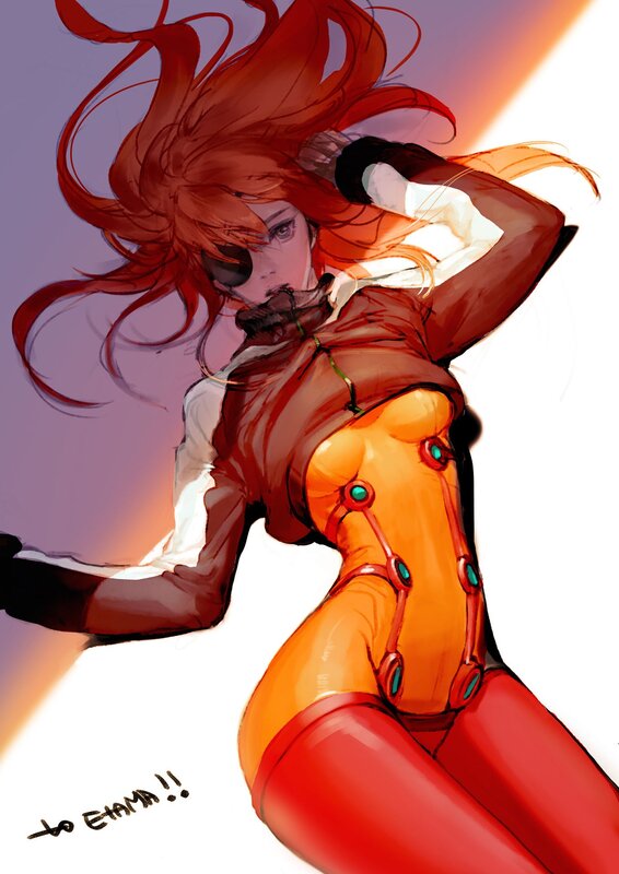 Red-haired Woman in Suit — Red