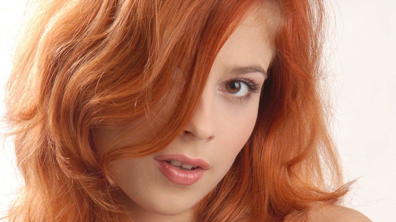 red-haired woman portrait