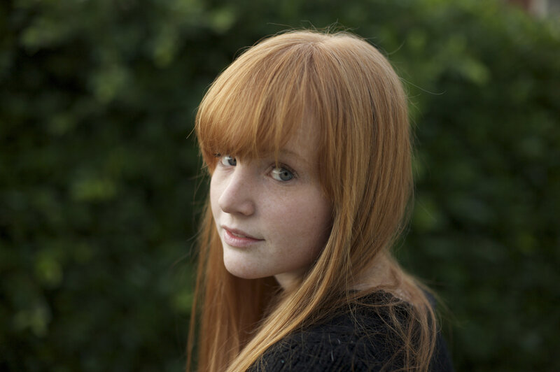 red-haired woman portrait