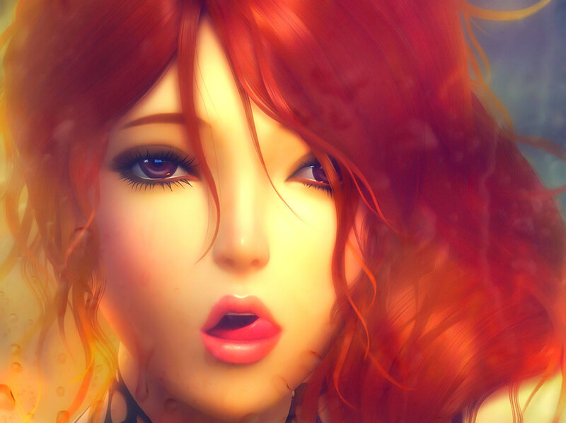 Red-haired Woman — Red