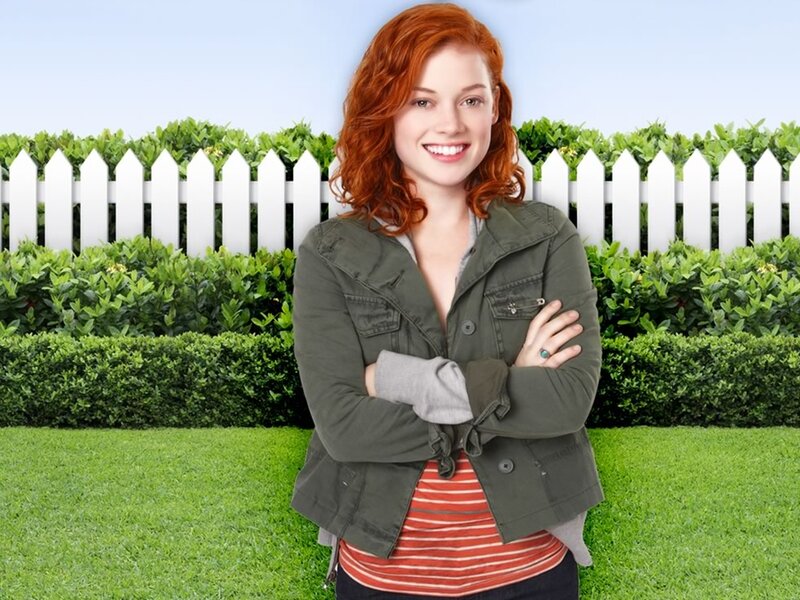 Red-haired Woman Standing