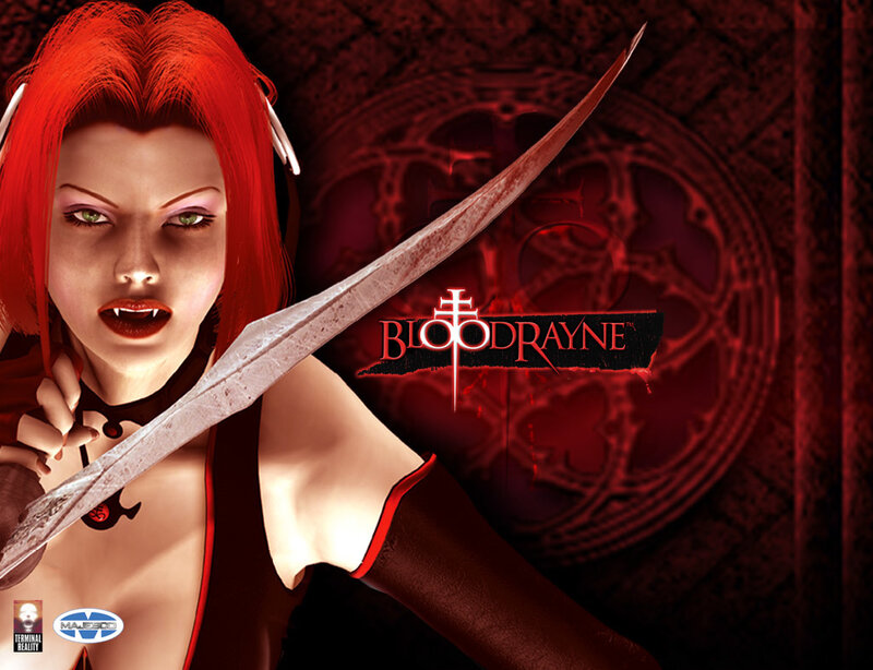 Red-haired Woman with Knife — Red
