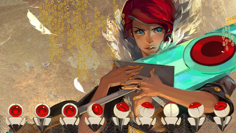 Red-haired Woman with Weapon — Red, Dramatic