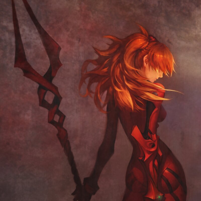 Red-haired Woman with Weapon — Red