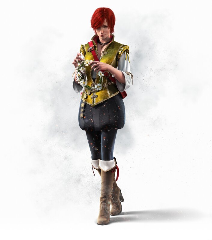 Red-haired Woman with Wreath