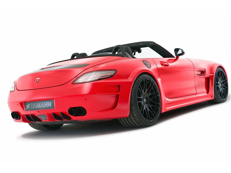 Red Hamann convertible sports car