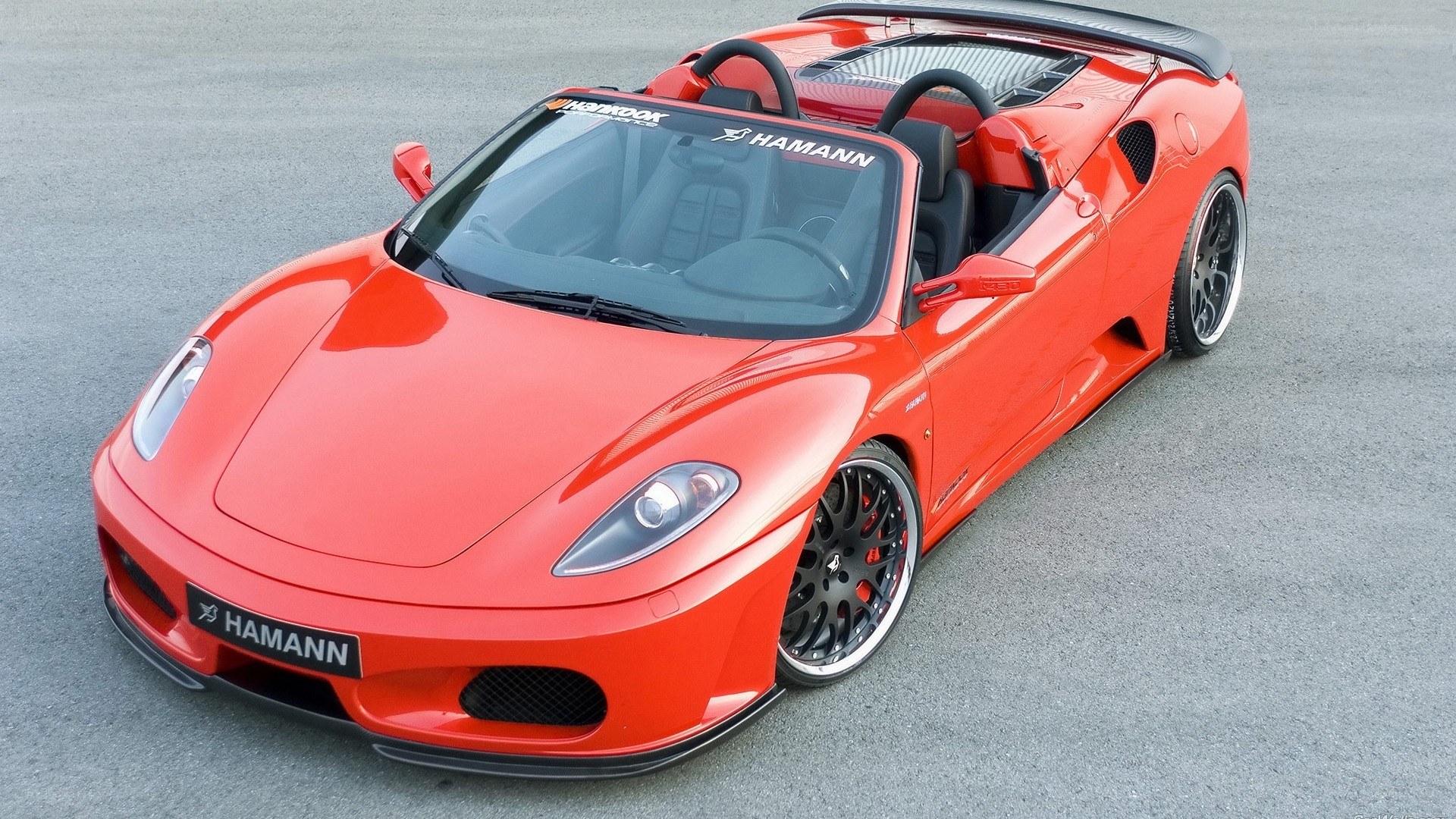 Red Hamann Ferrari convertible